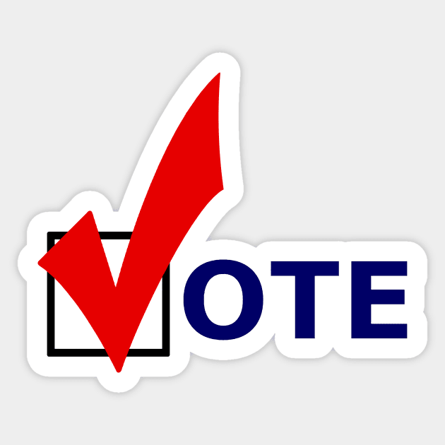 Check the Vote Sticker by NeilGlover